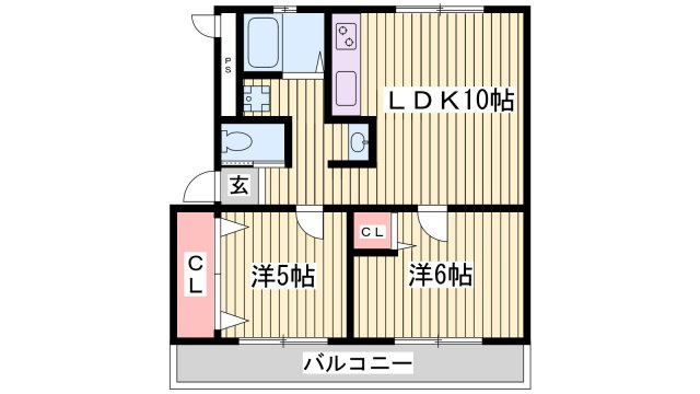 高津橋農住団地Ｃ棟の間取り