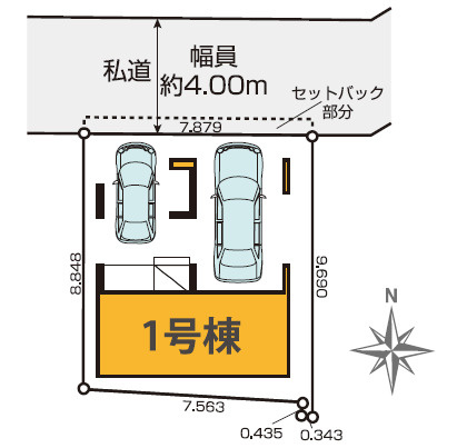 荒川区東尾久5丁目　新築戸建の区画図|区画図

現地ご見学希望・資料請求などお気軽にお問い合わせ下さい！
03-5990-5201
