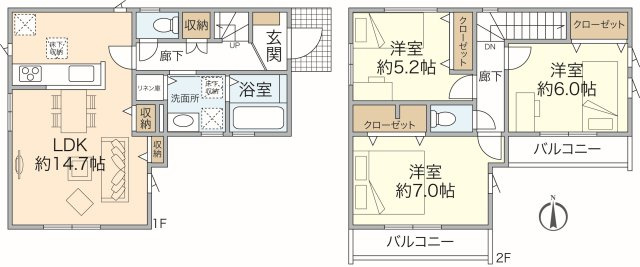 ハイランド5丁目　新築分譲住宅の画像