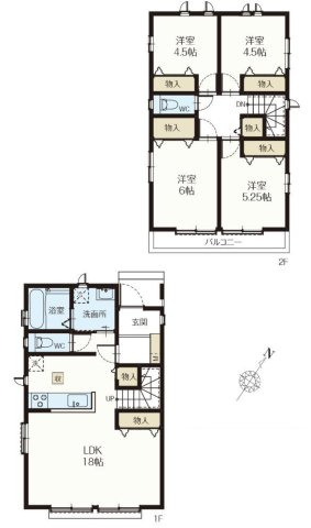 清瀬市中里1丁目・全1棟　新築一戸建　