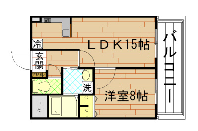 リーガル京都河原町五条の間取り