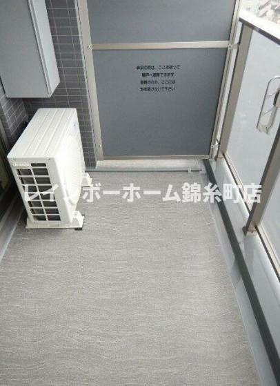 江東区東砂３丁目の賃貸マンションのバルコニー