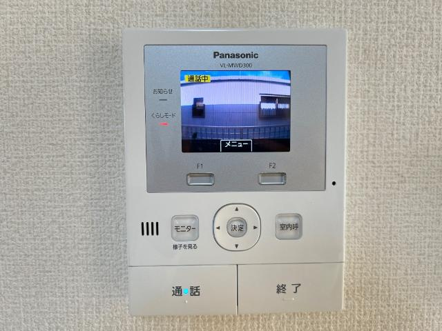 パレスさくらＡのセキュリティ|カメラ付インターホン
