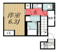 【間取り】 | レオネクストかのん　B