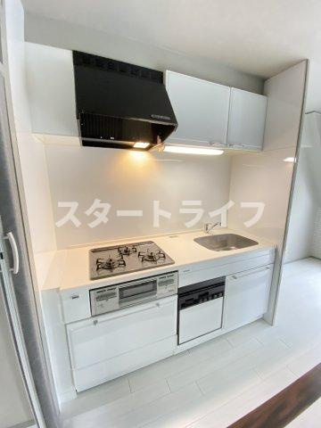 大阪市東淀川区東中島１丁目の賃貸マンションのキッチン
