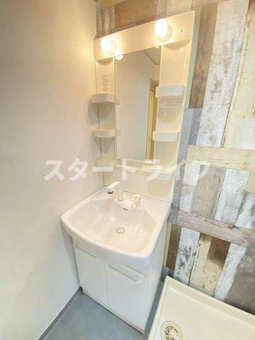 大阪市東淀川区東中島１丁目の賃貸マンションの洗面所