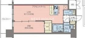 プレジオ梅田の間取り