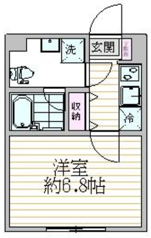 板橋区南常盤台１丁目の賃貸マンションの間取り
