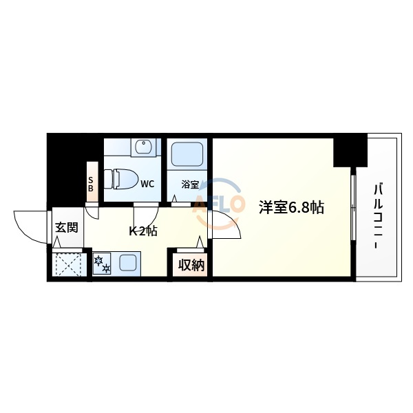ジュネス東住吉の間取り|ジュネス東住吉　間取り