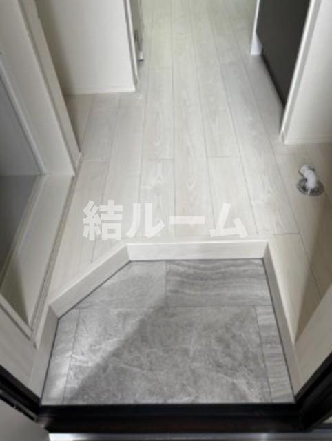 板橋区蓮根２丁目のアパートの玄関