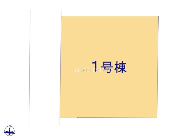 草加市新善町 新築分譲住宅の区画図