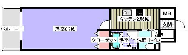 ハーベスト夕陽丘の間取り