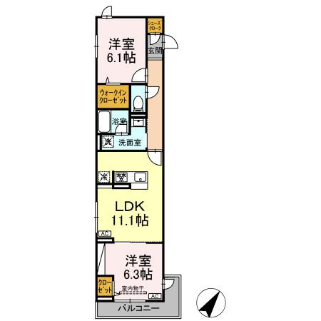 【間取り】 | ホープハイツ