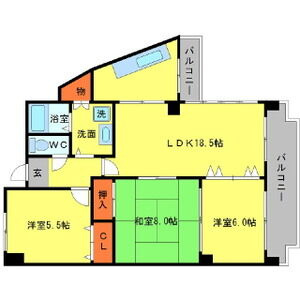 【間取り】 | ラヴィスタ東豊中