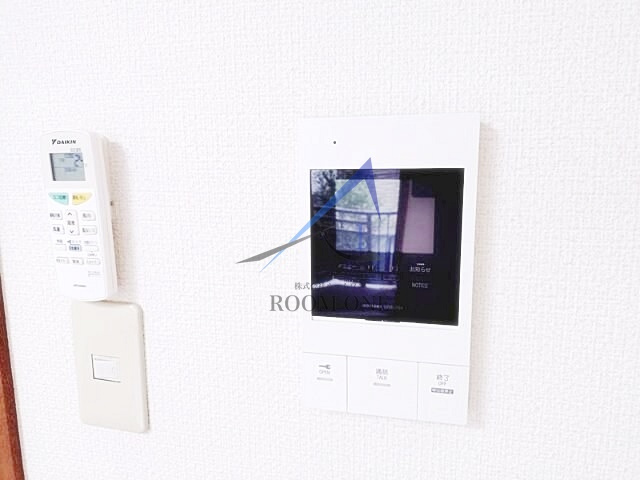 アルカディア・Ⅱのセキュリティ|モニター付きインターホンです。