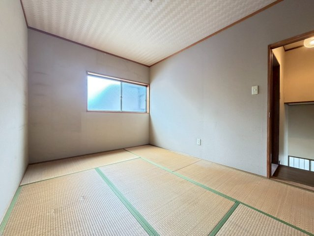 安威貸家の寝室