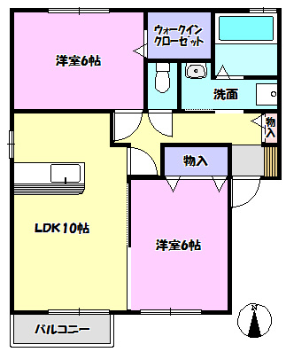 メディエートプラザ守谷百合ヶ丘の間取り