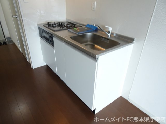 熊本市中央区出水１丁目の賃貸マンションのキッチン