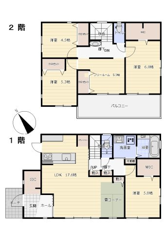 【間取り】の画像