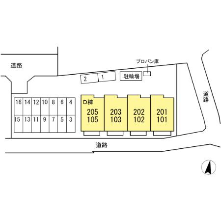 シャルマンパールの区画図