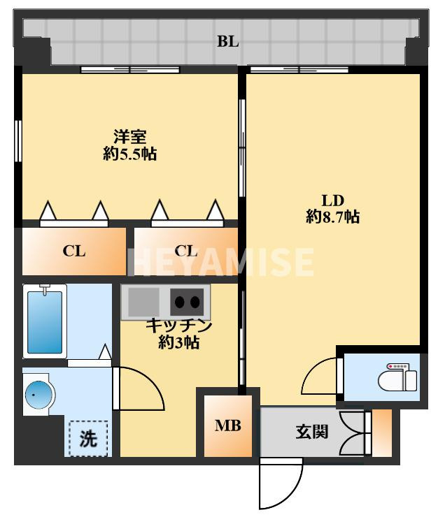 MODERN PALAZZO諫早駅前の間取り