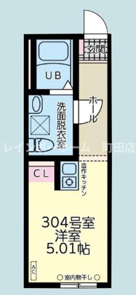 ラトゥール橋本 ※初期費用分割後払いサービス利用可能物件の間取り