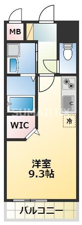熊本市中央区出水１丁目の賃貸マンションの間取り