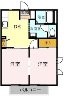 【間取り】 | ハイツ関口 | 間取りです。
