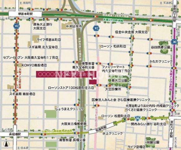 スプランディッド本町グランの地図