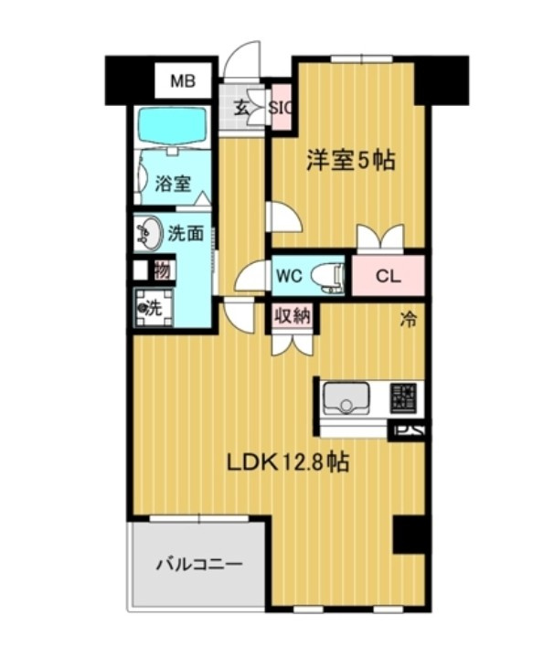 リアライズ　呉服町の間取り