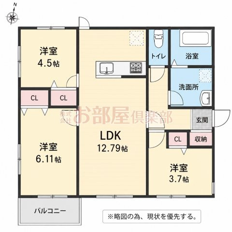 ラシックランテ・エテセゾンの間取り