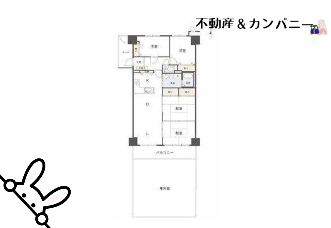 サーパス土居田西の間取り