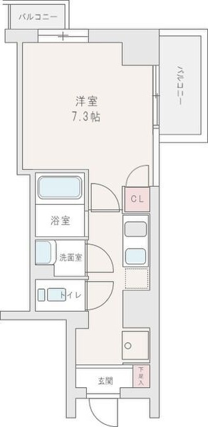 エスカーサ大阪WEST九条駅前の間取り