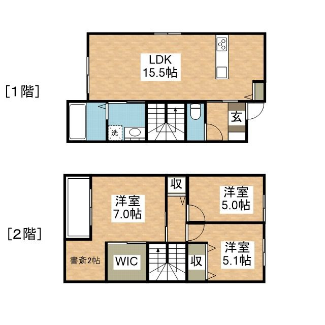グリシーナ花ヶ浦の間取り