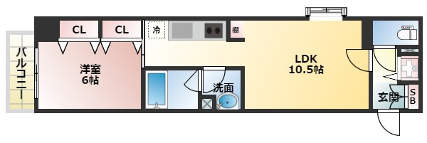 【間取り】 | サージュ天王寺