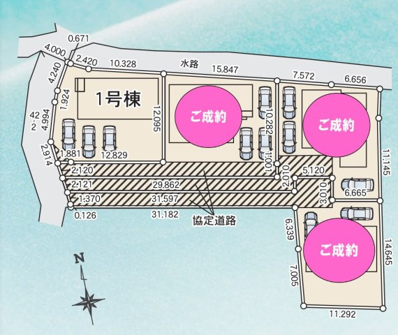 【新築戸建】藤岡市下栗須24-1期の区画図|■区画図
