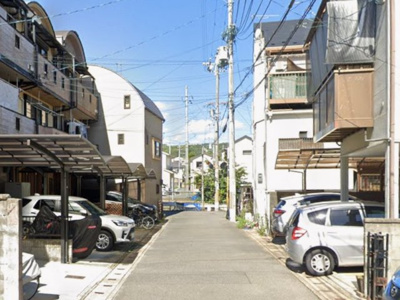 【前面道路含む現地写真】 | 山科区西野後藤　売地