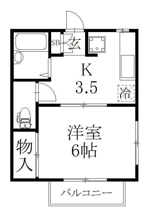 旭町サンコーポの間取り