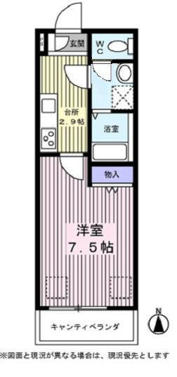 ベルメゾンＨＡＲＵの間取り|間取り図