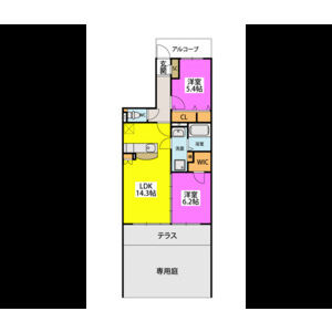 プレア セレッソの間取り