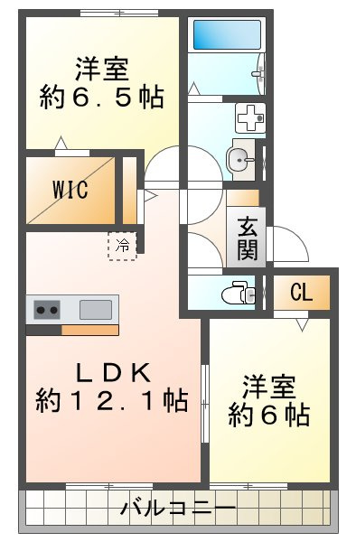 K'sハピネスの間取り