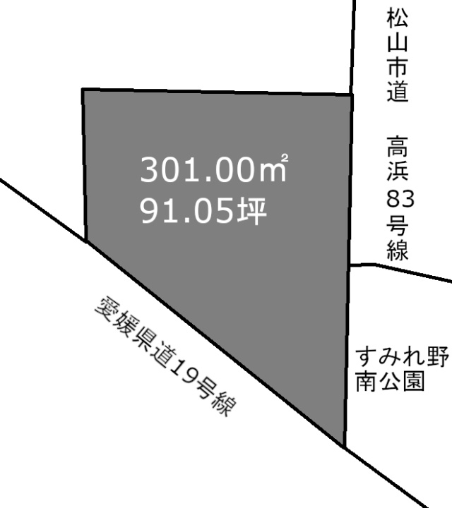 石風呂町土地の土地図