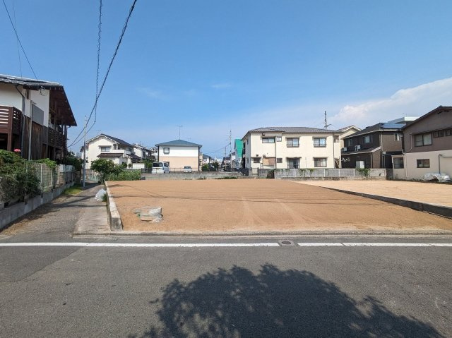 立花3丁目土地の前面道路含む現地写真