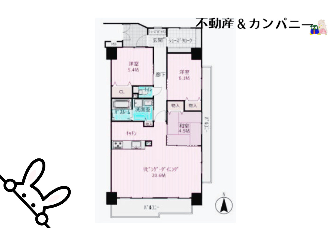 サーパス土居田の間取り