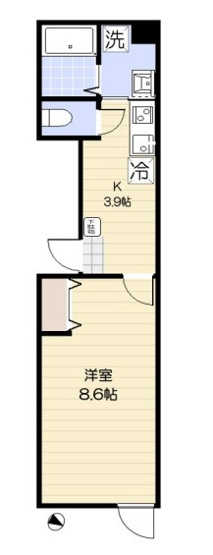 【間取り】 | エクセラン平井Ⅰ
