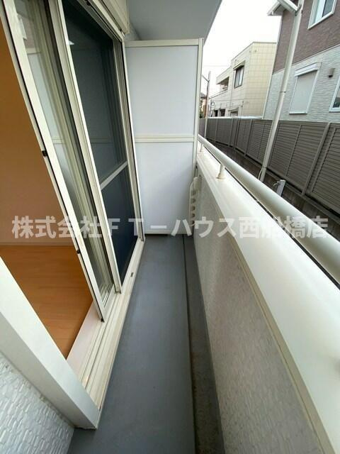サンライズ船橋塚田のバルコニー
