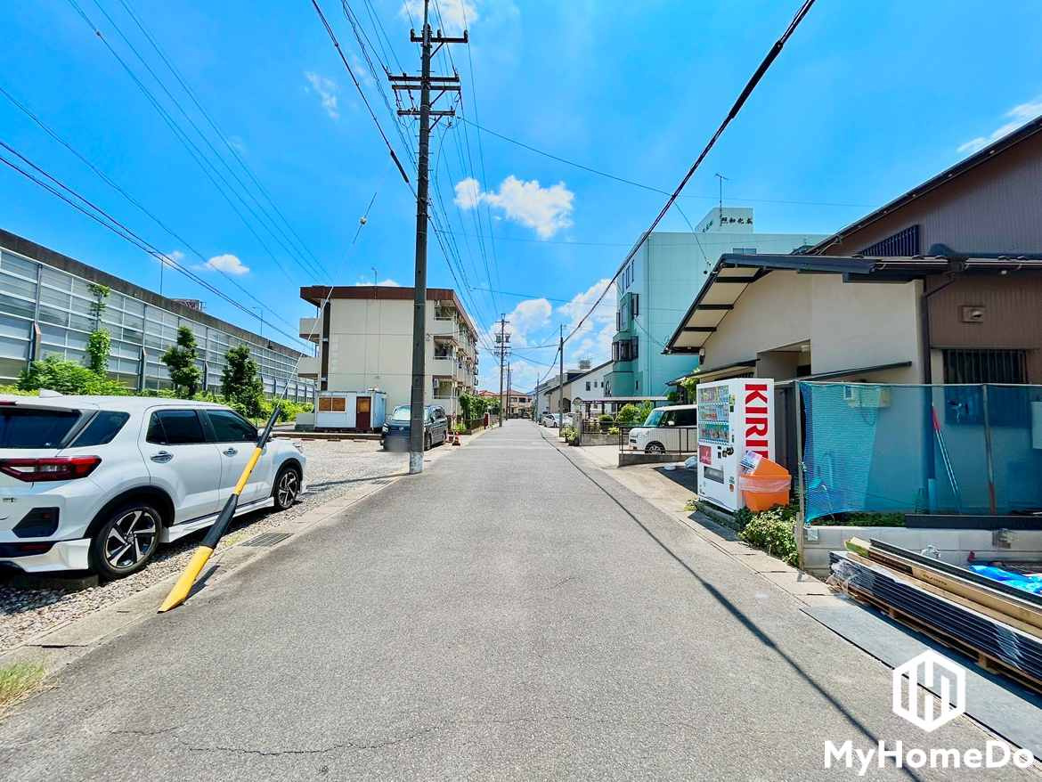 春日井市中野町　3期の前面道路含む現地写真