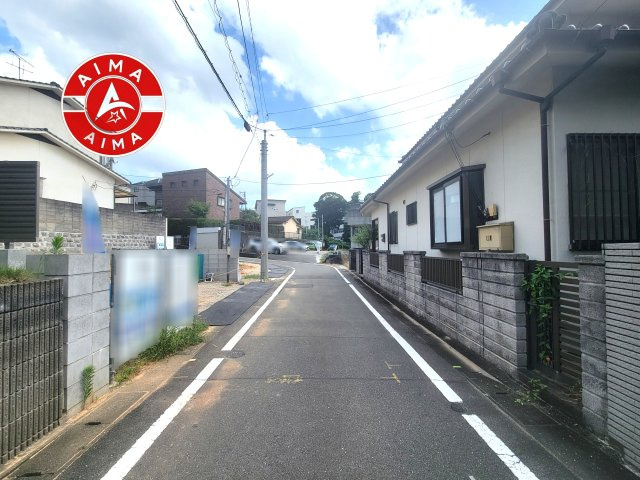 福岡市中央区輝国2丁目第3-2棟（1号棟）の外観|前面道路含む現地の写真です。