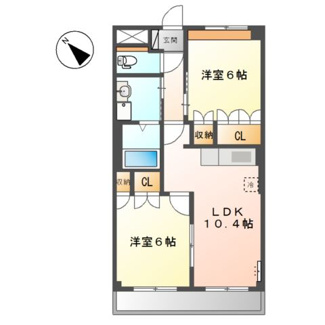 【間取り】 | コーポ花の樹