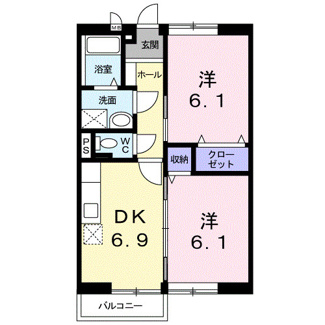 【間取り】 | エーデルハウス　ローゼ